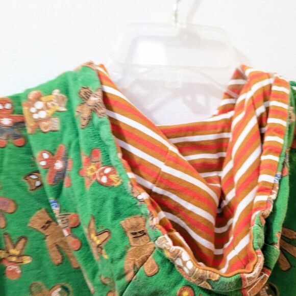 Disney Store Hooded Marvel Bodysuit Gingerbread Holiday Pajamas, Mens Xtra Small - Picture 12 of 16